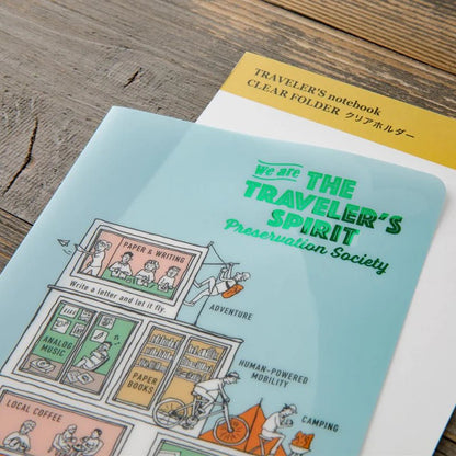 TRAVELER'S NOTEBOOK | Clear folder 2026 Traveler's Spirit (Regular) - TRAVELER'S COMPANY - millenotes