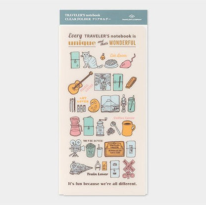 TRAVELER'S NOTEBOOK | Clear folder 2027 (Regular) - TRAVELER'S COMPANY - millenotes