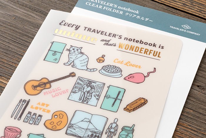 TRAVELER'S NOTEBOOK | Clear folder 2027 (Regular) - TRAVELER'S COMPANY - millenotes