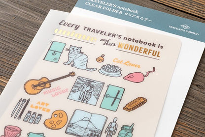 TRAVELER'S NOTEBOOK | Clear folder 2027 (Regular) - TRAVELER'S COMPANY - millenotes