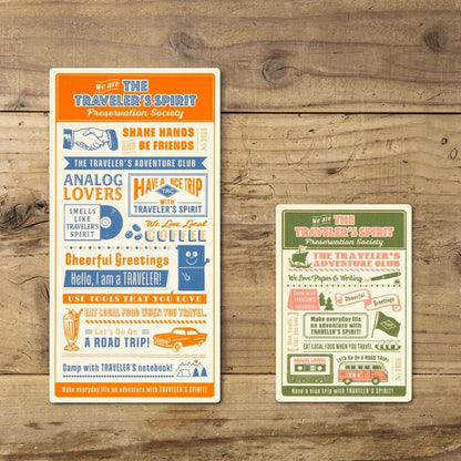 TRAVELER'S NOTEBOOK | Feuille plastique 2026 Traveler's Spirit (Regular) - TRAVELER'S COMPANY - millenotes