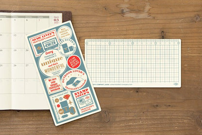 TRAVELER'S NOTEBOOK | Feuille plastique 2027 (Regular) - TRAVELER'S COMPANY - millenotes