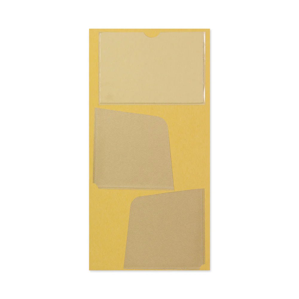 TRAVELER'S NOTEBOOK Recharge 004 Pochettes adhésives (Regular) - TRAVELER'S COMPANY - millenotes