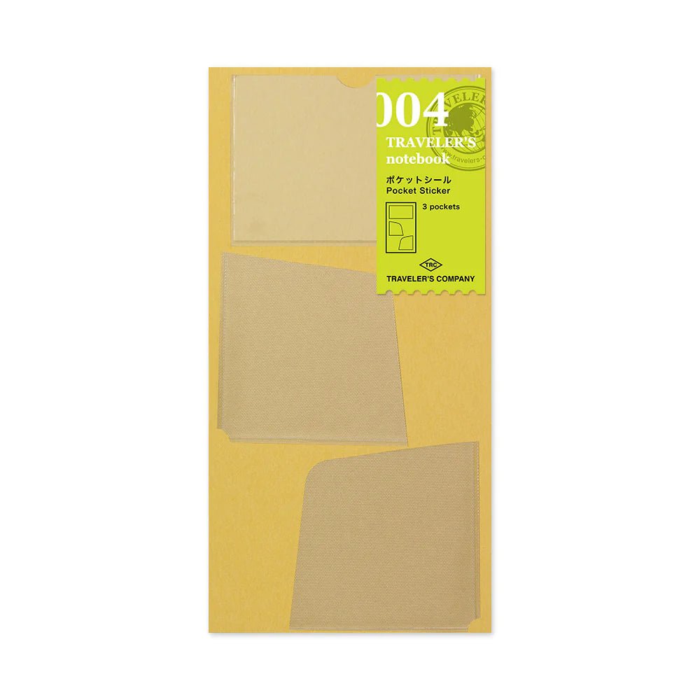 TRAVELER'S NOTEBOOK Recharge 004 Pochettes adhésives (Regular) - TRAVELER'S COMPANY - millenotes