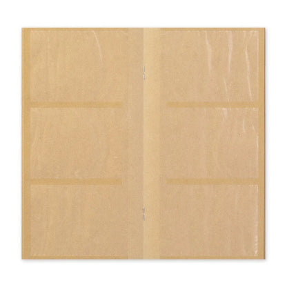 TRAVELER'S NOTEBOOK Recharge 028 Porte-cartes (Regular) - TRAVELER'S COMPANY - millenotes