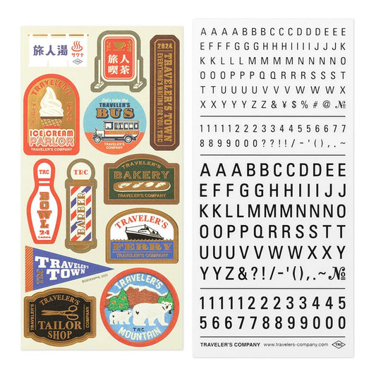 TRAVELER'S NOTEBOOK | Set de stickers 2024 - TRAVELER'S COMPANY - millenotes