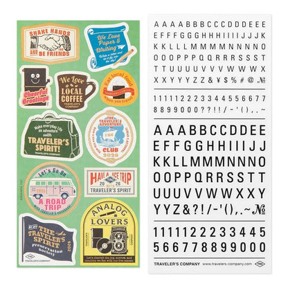 TRAVELER'S NOTEBOOK | Set de stickers 2026 Traveler's Spirit - TRAVELER'S COMPANY - millenotes