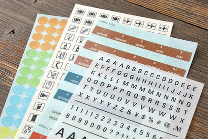 TRAVELER'S NOTEBOOK | Set de stickers 2027 - TRAVELER'S COMPANY - millenotes