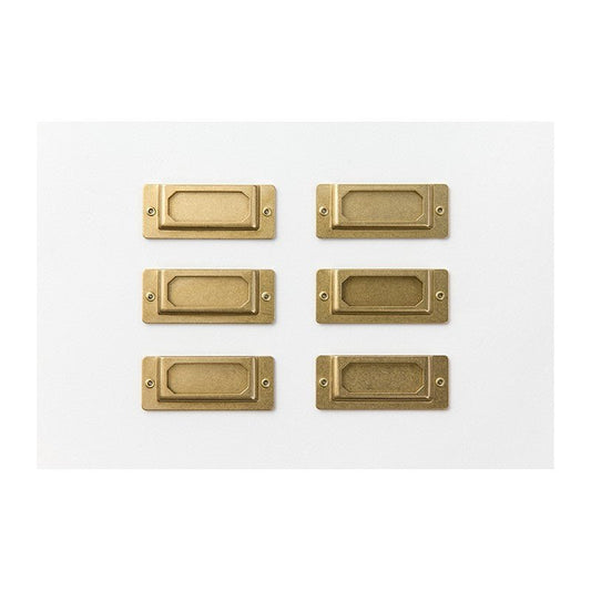 TRC Traveler's Company | Plaques d’étiquetage en laiton - TRAVELER'S COMPANY - millenotes