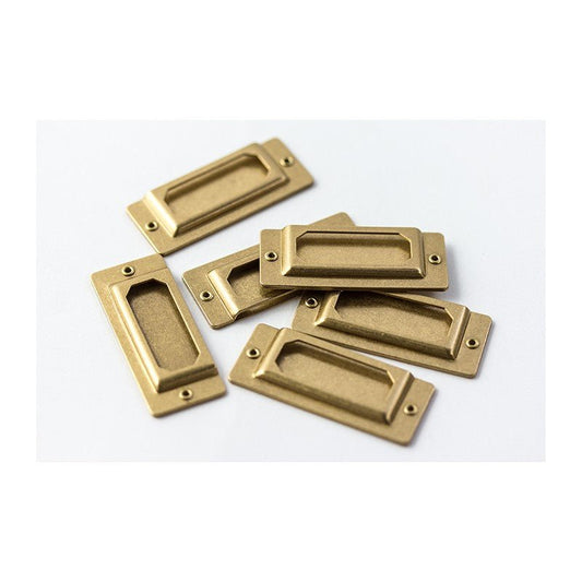 TRC Traveler's Company | Plaques d’étiquetage en laiton - TRAVELER'S COMPANY - millenotes