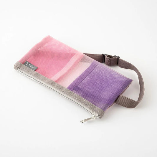 Trousse en maille avec bande élastique | MIDORI | Rose - Midori - millenotes