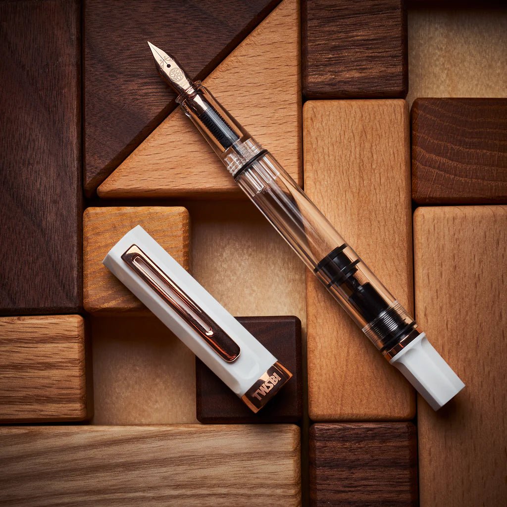 TWSBI ECO | Stylo plume | Blanc or rose - TWSBI - F - millenotes