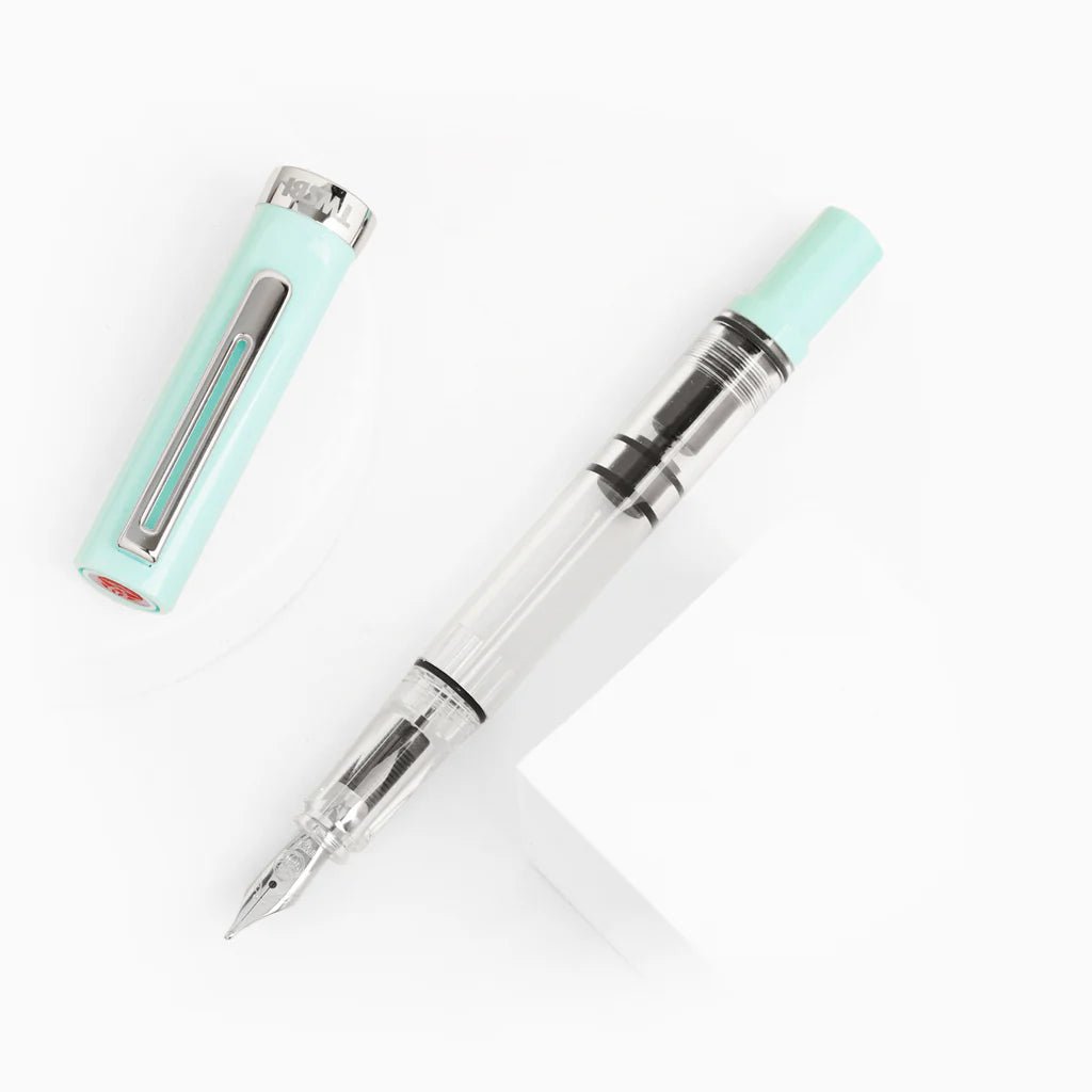 TWSBI ECO T | Stylo plume | Bleu menthe acier - TWSBI - F - millenotes