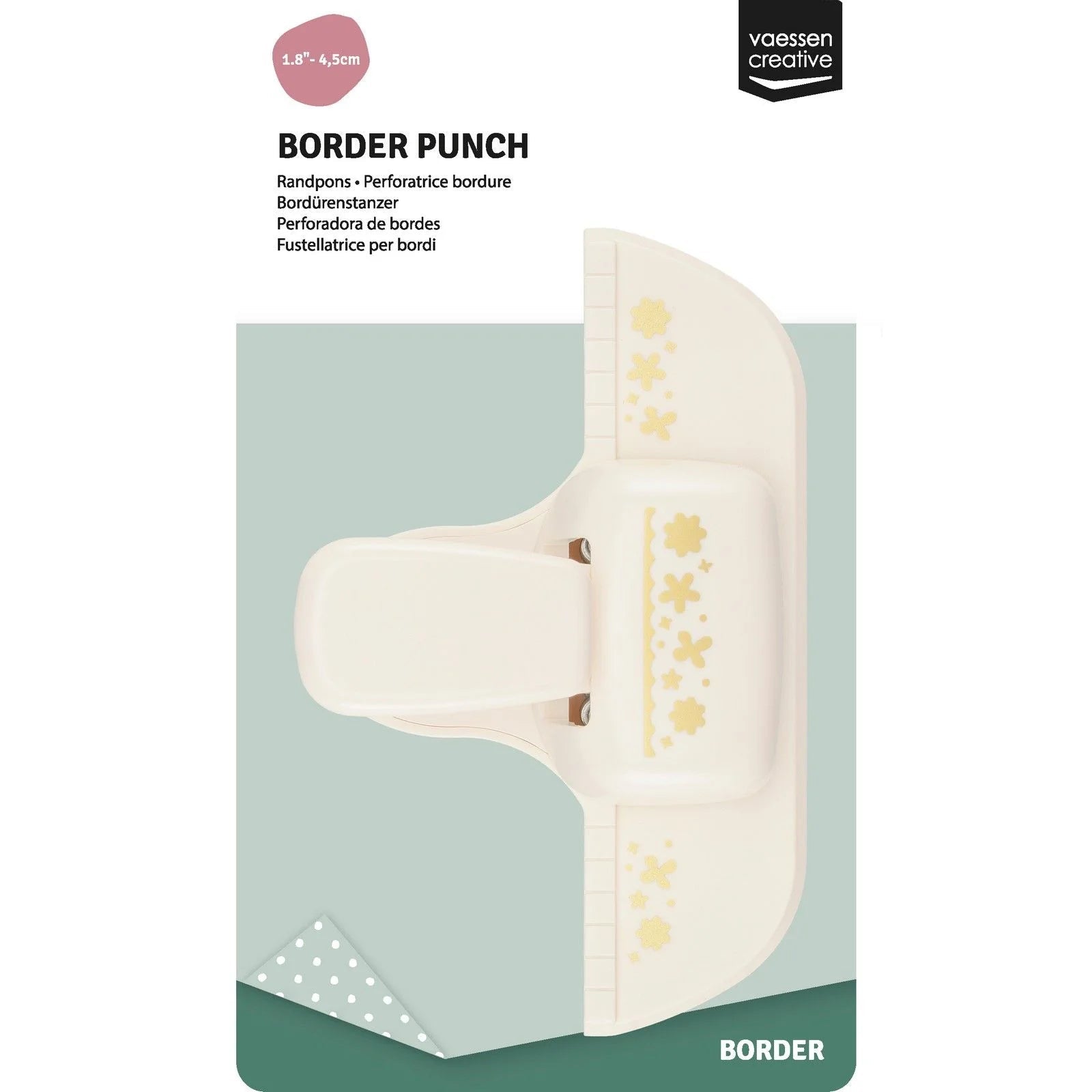 Vaessen Creative | Perforatrice Bordure Fleurs Fantaisie - Vaessen Creative - millenotes