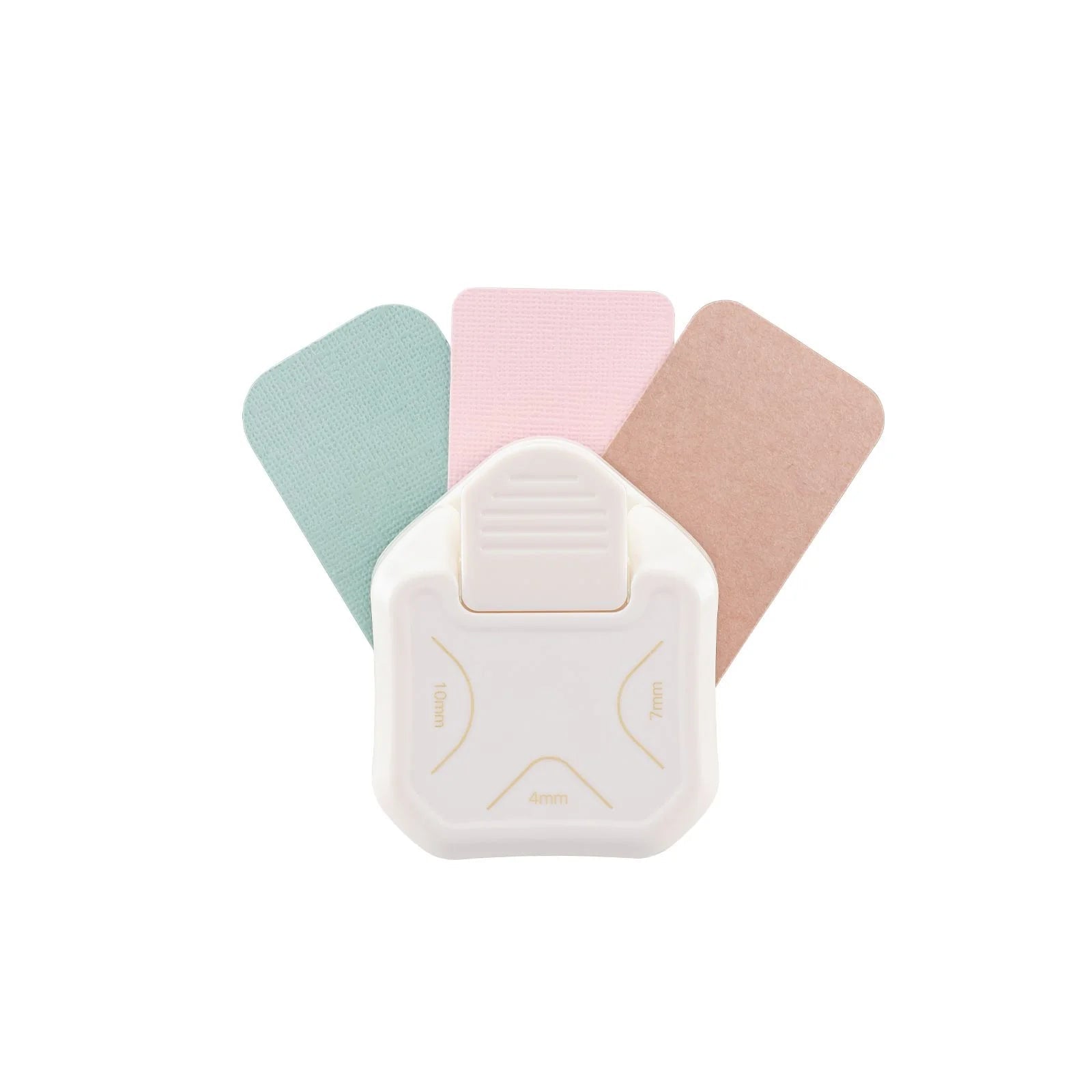 Vaessen Creative | Perforatrice d’angle 3 - en - 1 | 4 - 7 - 10 mm - Vaessen Creative - Ivory - millenotes
