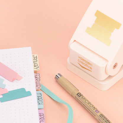 Vaessen Creative | Perforatrice Motif Onglet Journal - Vaessen Creative - millenotes