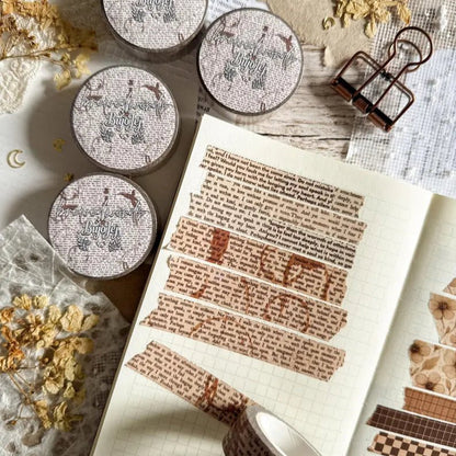 Washi masking tape | Brewed words - Bujojej - millenotes