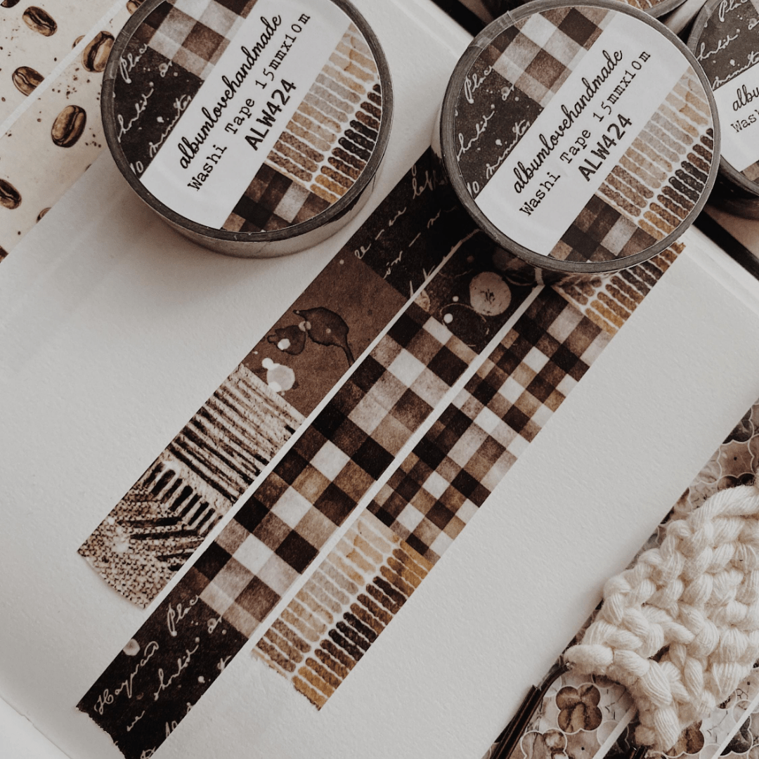 Washi masking tape | Collage - AlbumHandMadeLove - millenotes