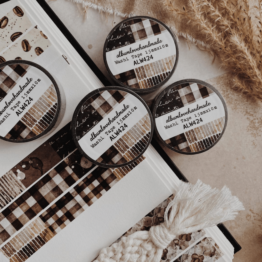 Washi masking tape | Collage - AlbumHandMadeLove - millenotes