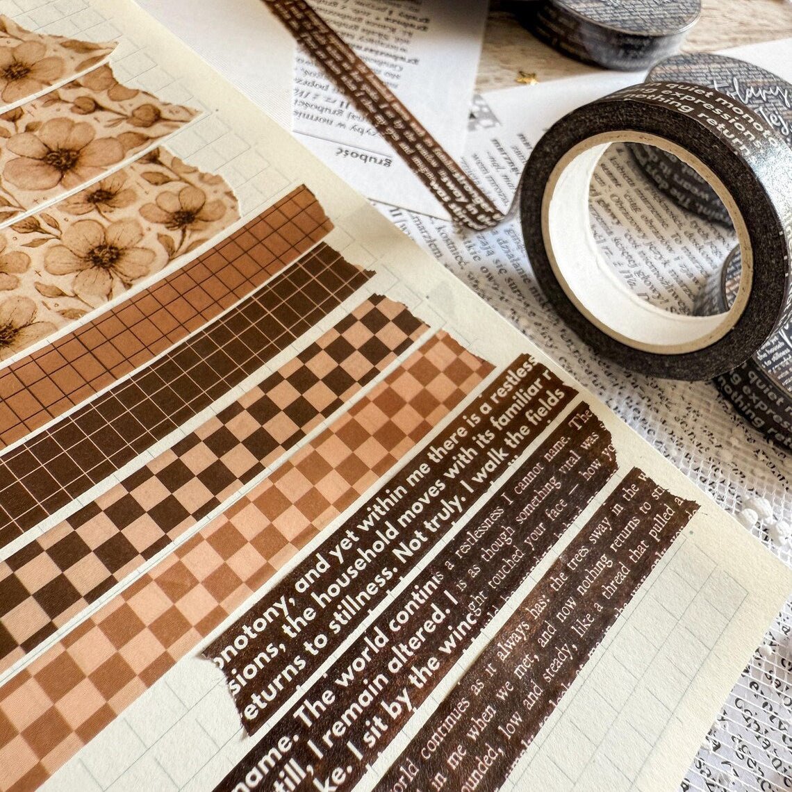 Washi masking tape | Dark Epistolary - Bujojej - millenotes