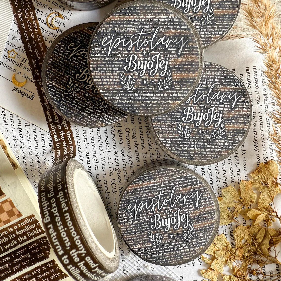 Washi masking tape | Dark Epistolary - Bujojej - millenotes
