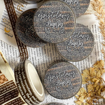 Washi masking tape | Dark Epistolary - Bujojej - millenotes
