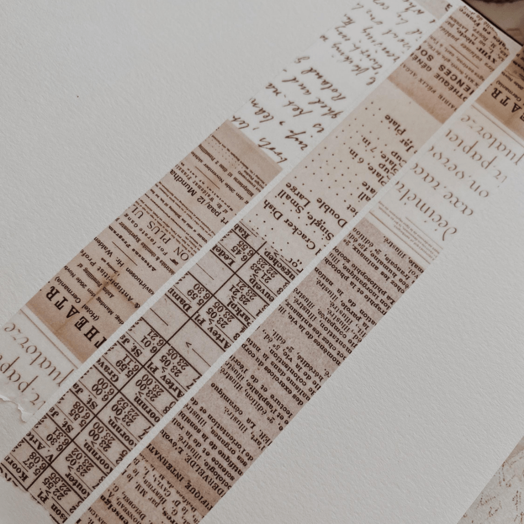 Washi masking tape | Éphéméra vintage - AlbumHandMadeLove - millenotes