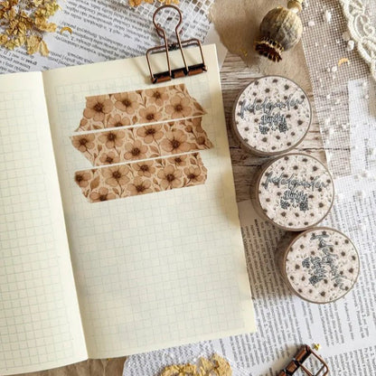 Washi masking tape | Faded Garden - Bujojej - millenotes
