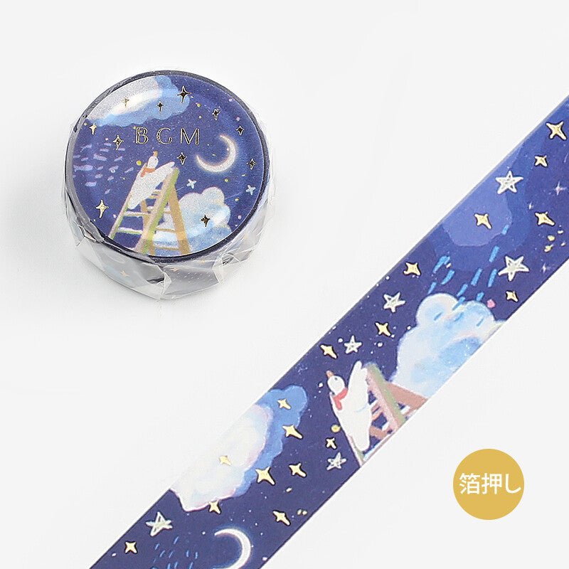 Washi Masking Tape Japonais BGM | Île Galactique - BGM - millenotes