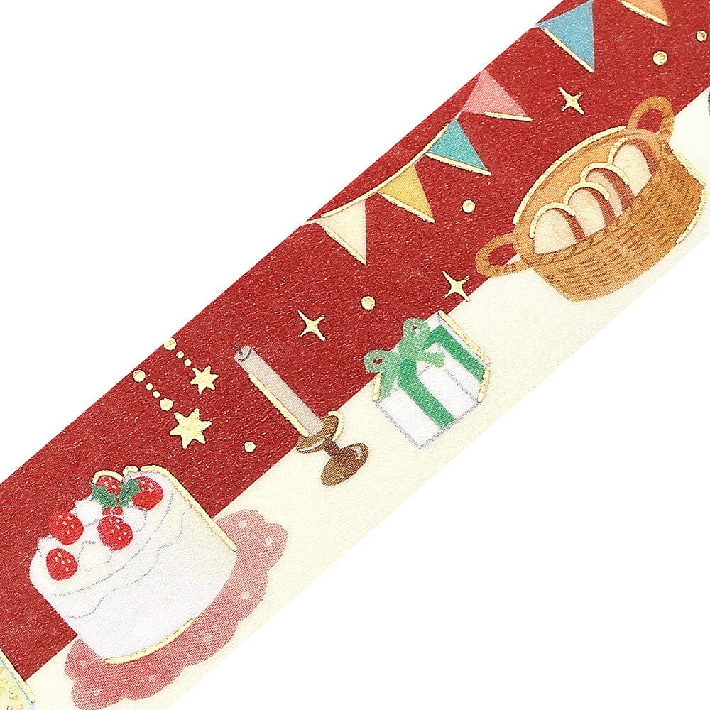 Washi Masking Tape Japonais BGM | Xmas | Dîner de Fête - BGM - millenotes