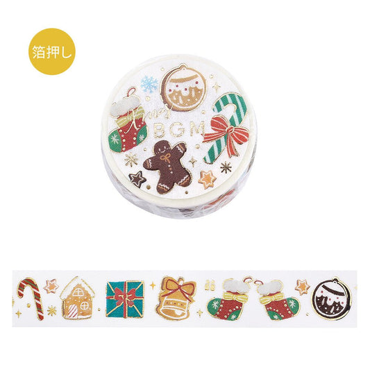 Washi Masking Tape Japonais BGM | Xmas | Petites Choses - BGM - millenotes