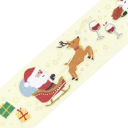 Washi Masking Tape Japonais BGM | Xmas | Santa's coming - BGM - millenotes