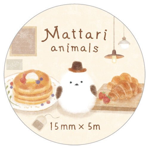 Washi Masking tape | Mattari Animals | Adorable Oisillon - NB Co Ltd - millenotes