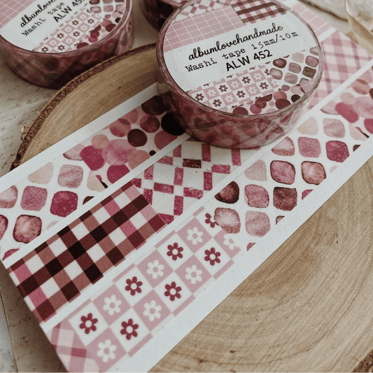 Washi masking tape | Motifs roses - albumlovehandmade - millenotes