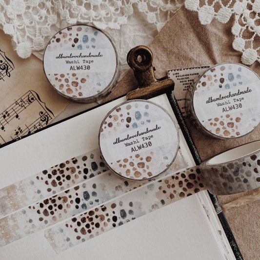 Washi masking tape | Pois Pastel - albumlovehandmade - millenotes