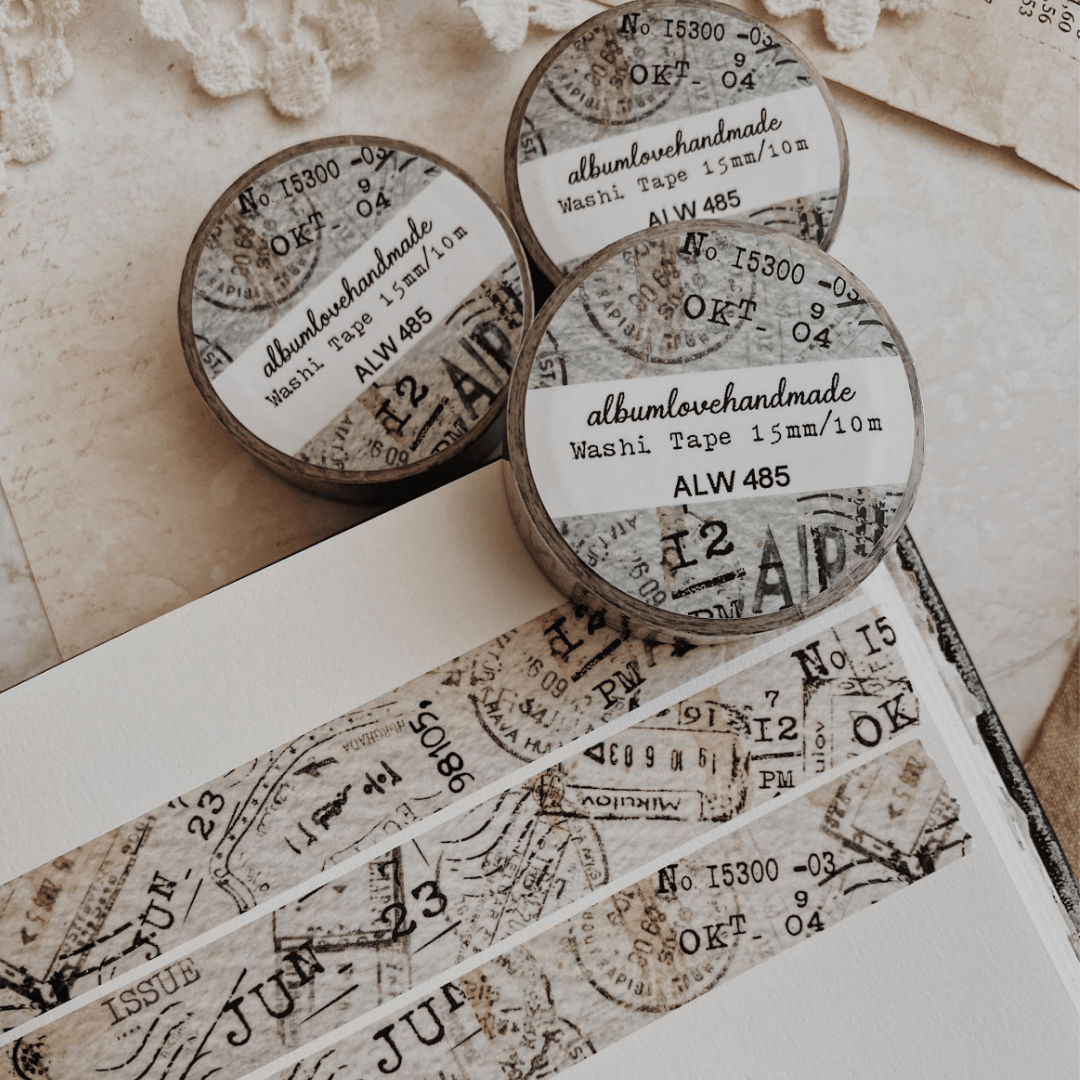 Washi masking tape | Tampons de voyage - AlbumHandMadeLove - millenotes