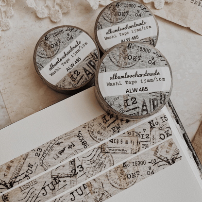 Washi masking tape | Tampons de voyage - AlbumHandMadeLove - millenotes