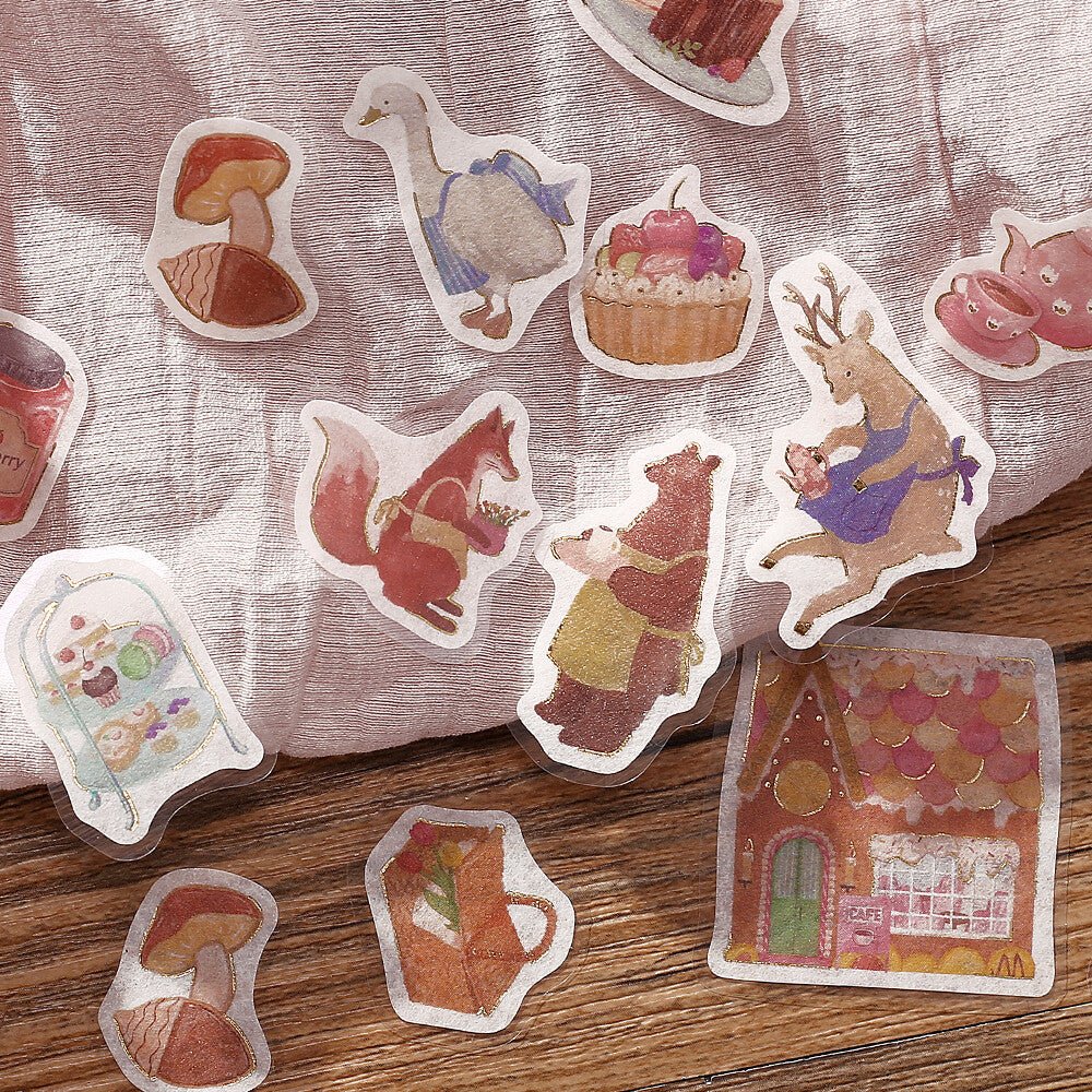 Washi Stickers | BGM | Café Magique - BGM - millenotes