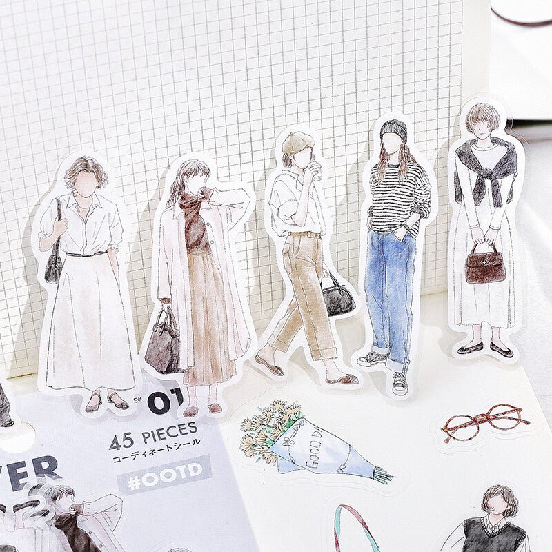 Washi Stickers | BGM | OOTD Basic - BGM - millenotes