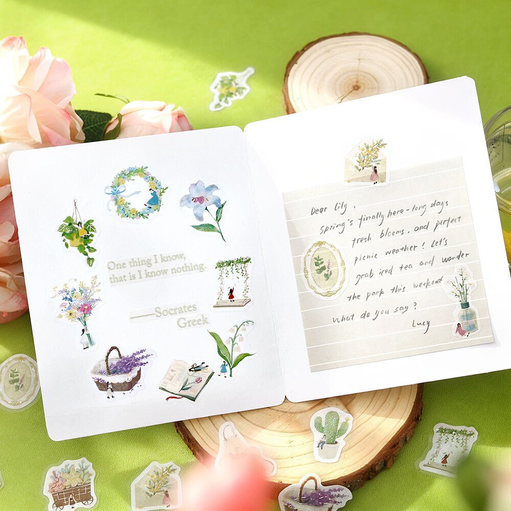 Washi Stickers | BGM | Petit Story | Jardin - BGM - millenotes