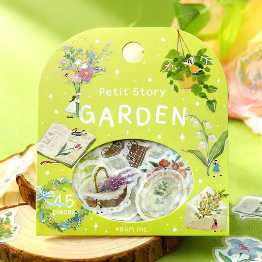 Washi Stickers | BGM | Petit Story | Jardin - BGM - millenotes