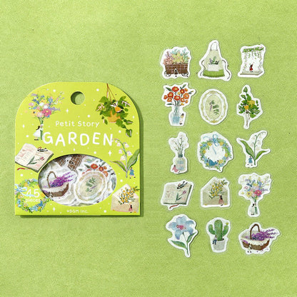 Washi Stickers | BGM | Petit Story | Jardin - BGM - millenotes