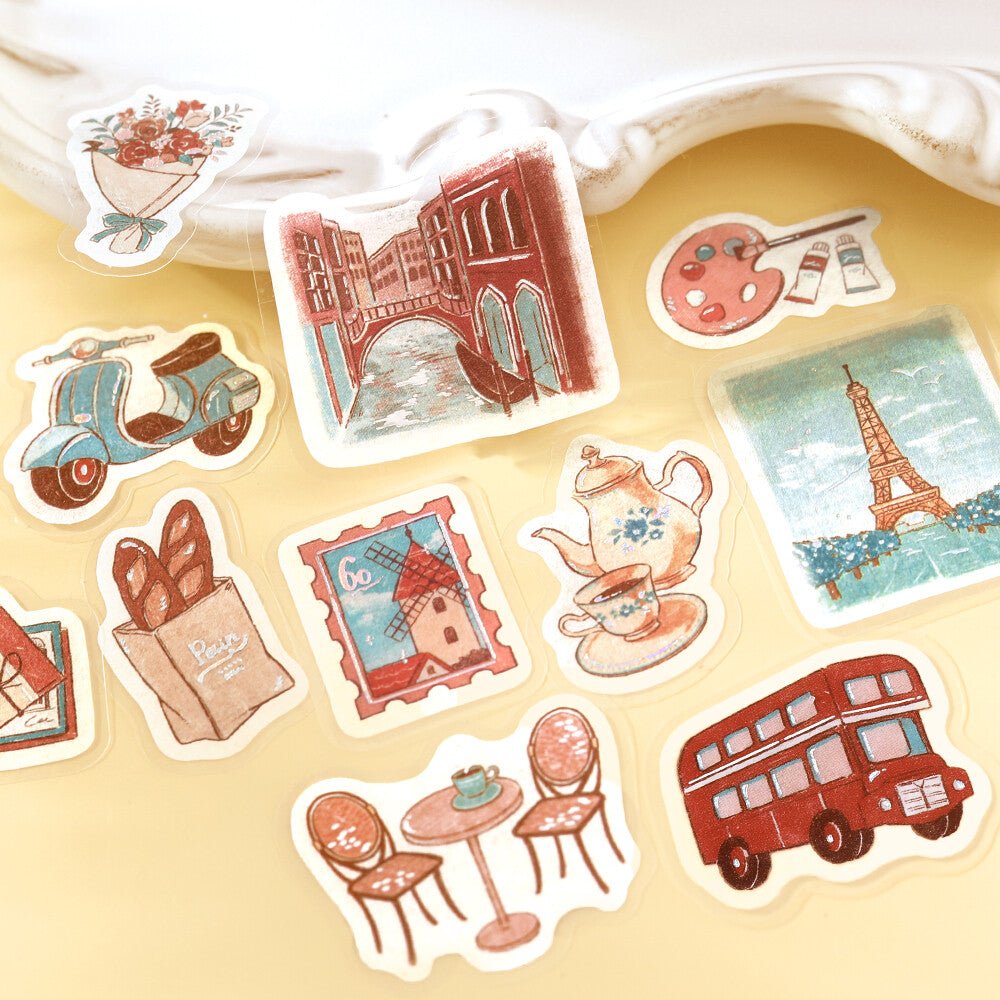 Washi Stickers | BGM | Voyage | Autour du monde - BGM - millenotes