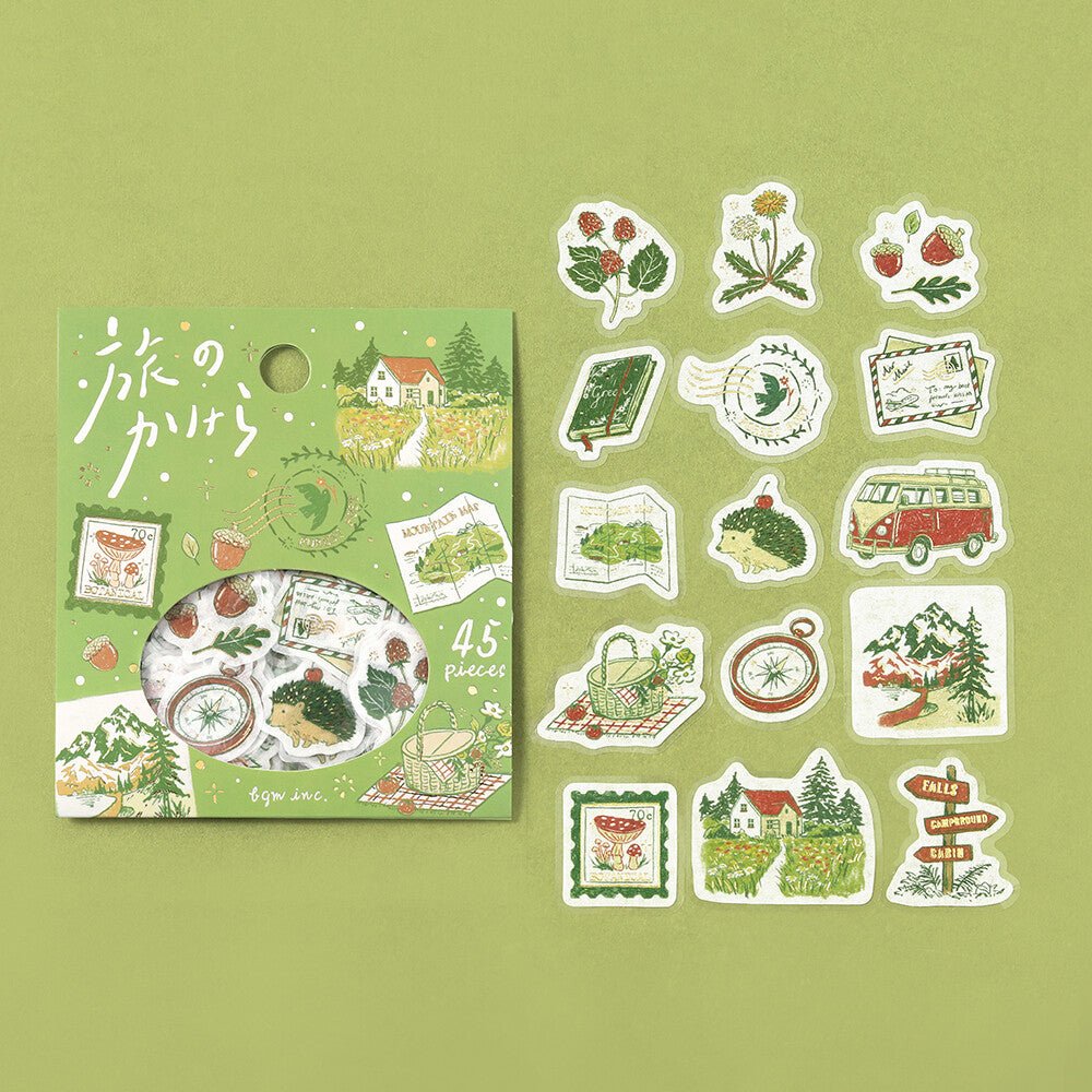 Washi Stickers | BGM | Voyage | Forêt - BGM - millenotes