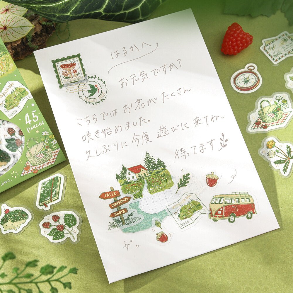 Washi Stickers | BGM | Voyage | Forêt - BGM - millenotes