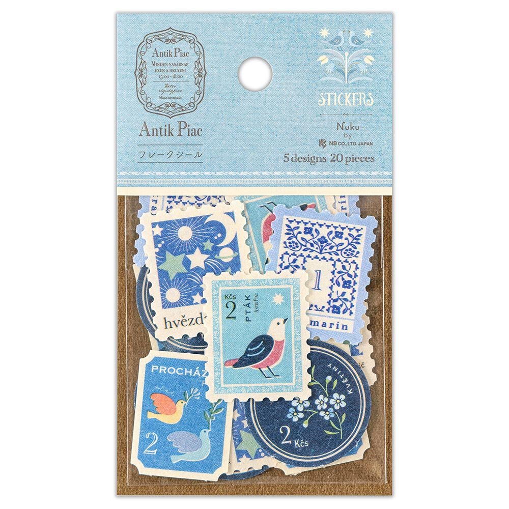 Washi stickers japonais | Antik Piac | L’Oiseau Bleu - NB Co Ltd - millenotes