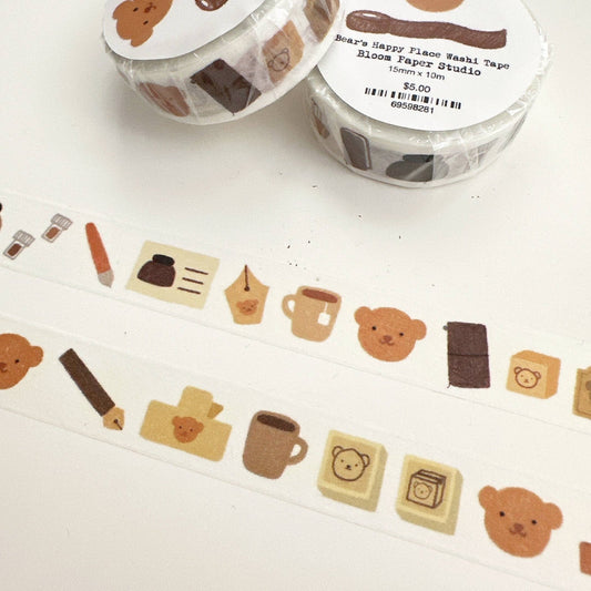 Washi tape | Bloom Paper Studio | Bear's Happy Place - Bloom Paper Studio - millenotes