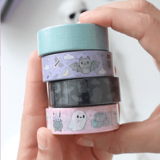 Washi Tape Esterbrook x Sweet Kawaii Design | Pastel Halloween - Esterbrook - Violet - millenotes