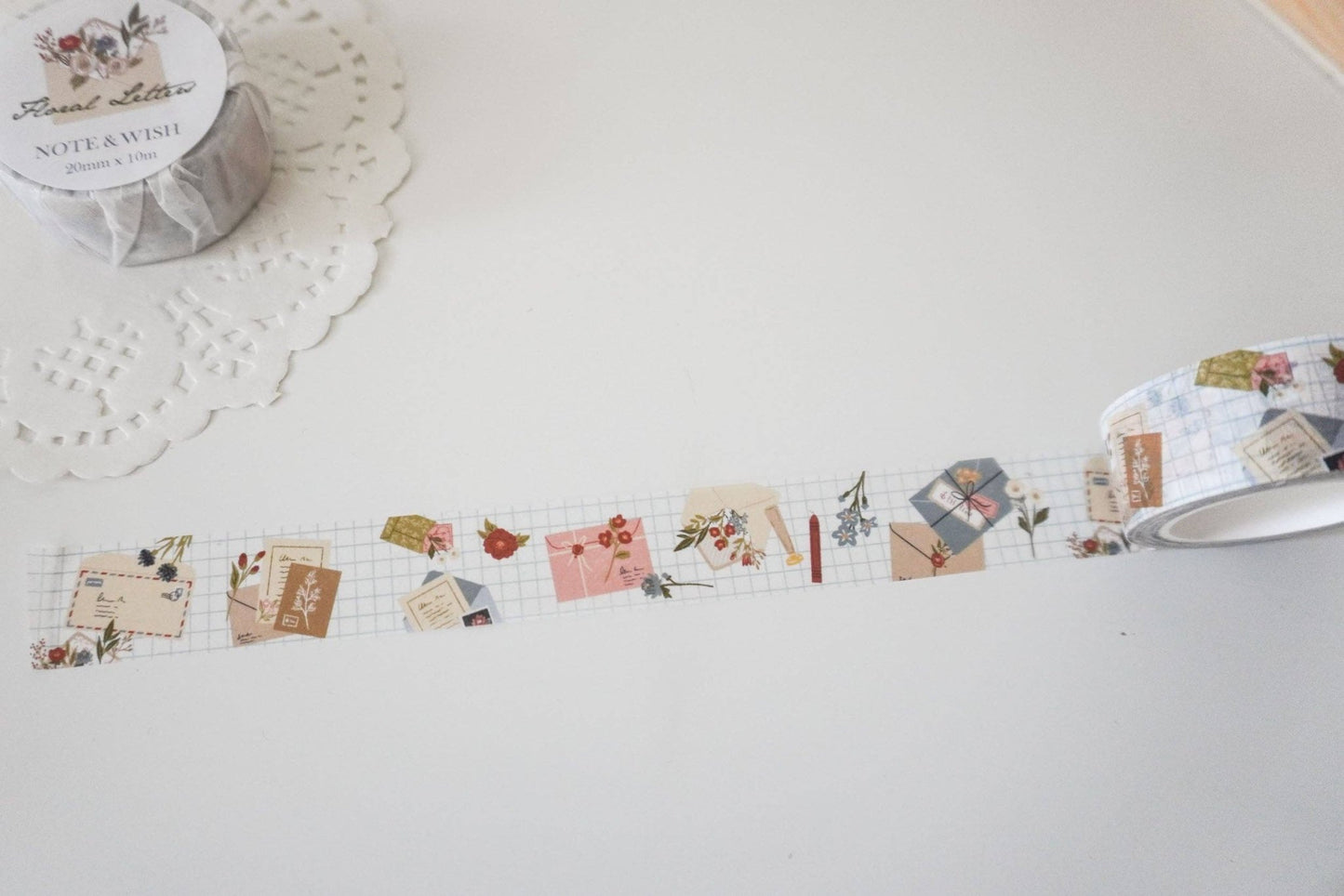 Washi tape | Note & Wish | Floral Letters - Note & Wish - millenotes