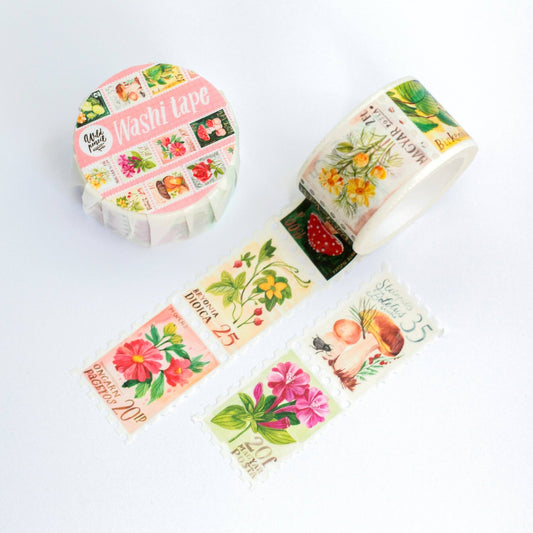 Washi tape | Wild Pencil Studio | Botanical Stamps - Wild Pencil Studio - millenotes